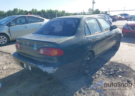 2002 Toyota Corolla Ce z USA, uszkodzony, nr VIN 1NXBR12E22Z589802